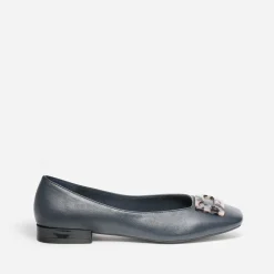 Ballerine marine décor écailles