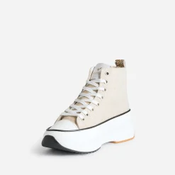 Basket KAPORAL beige doré à plateforme
