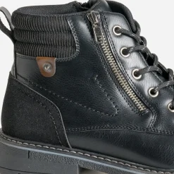 Boots à lacet noir