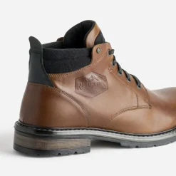 Boots à lacet REDSKINS cognac cuir