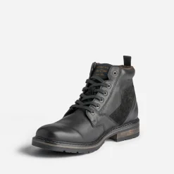 Boots à lacet REDSKINS noir en cuir