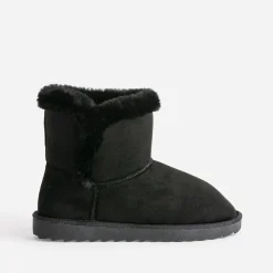 Boots noir fourré