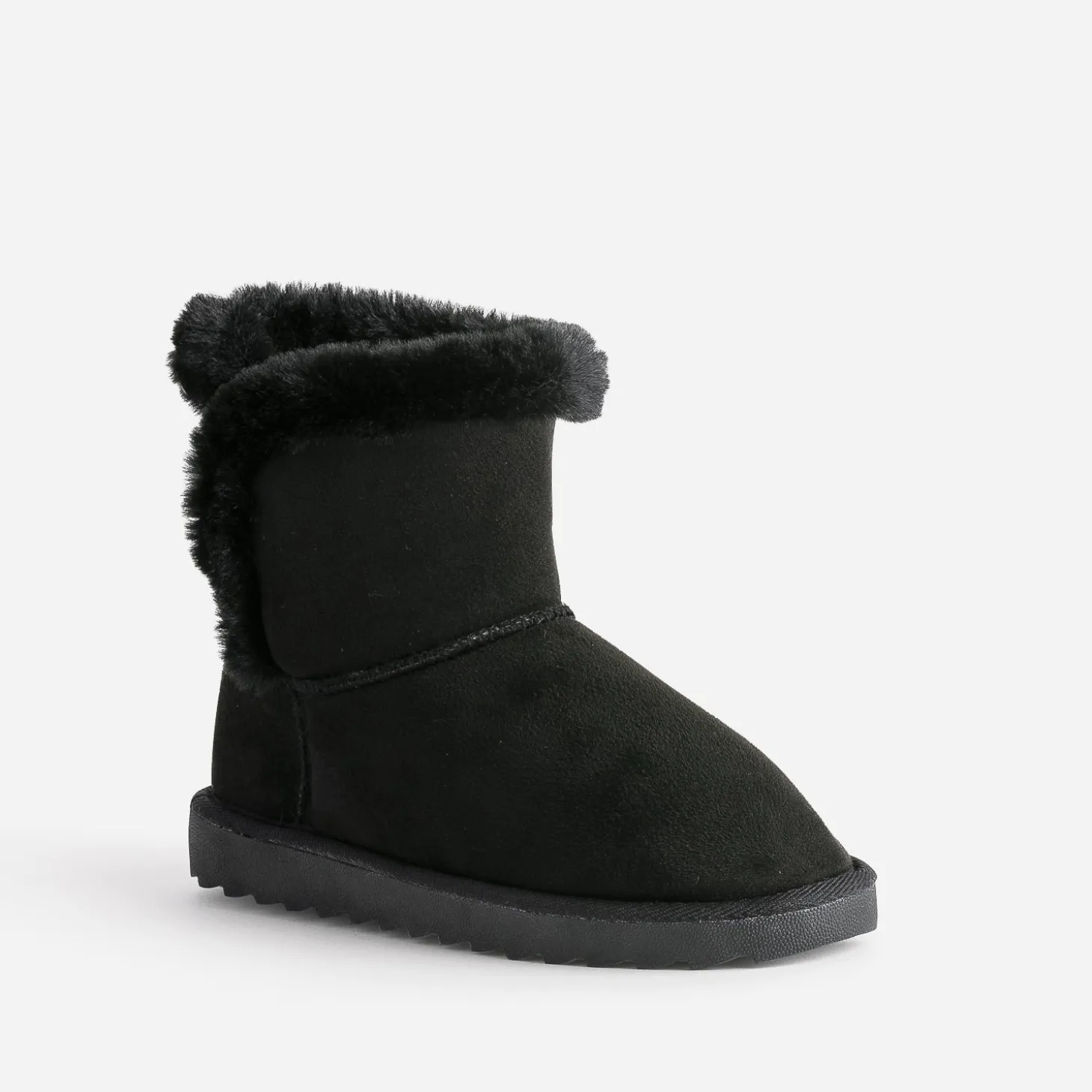 Boots noir fourré