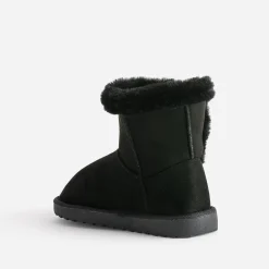Boots noir fourré