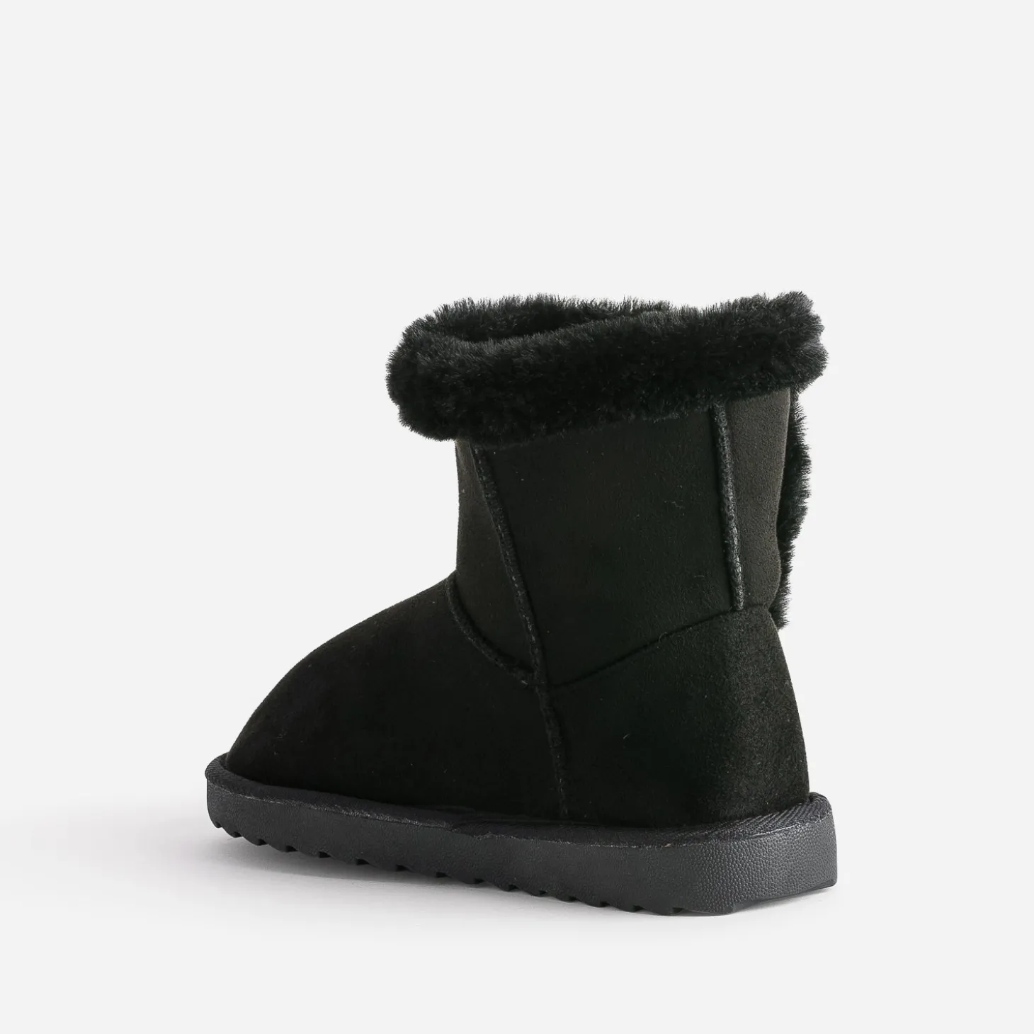 Boots noir fourré