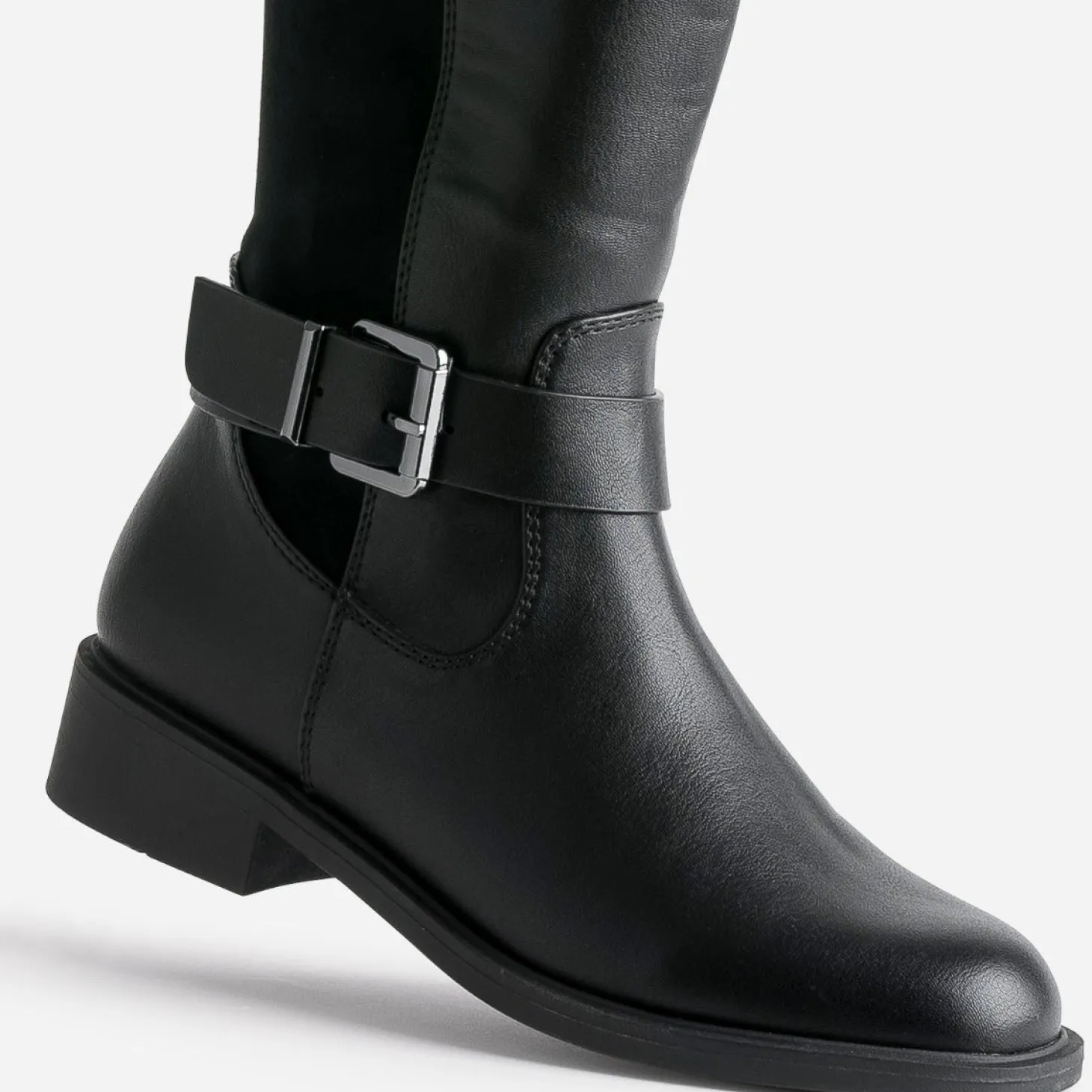 Botte noire bi matière