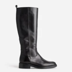 Botte noire cuir
