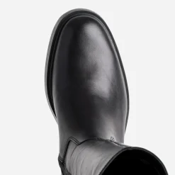 Botte noire cuir