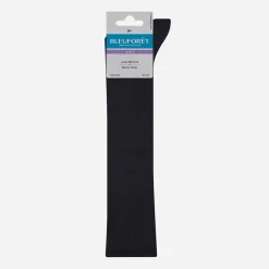 Chaussettes montantes noires BLEU FORET laine mérinos 37-41
