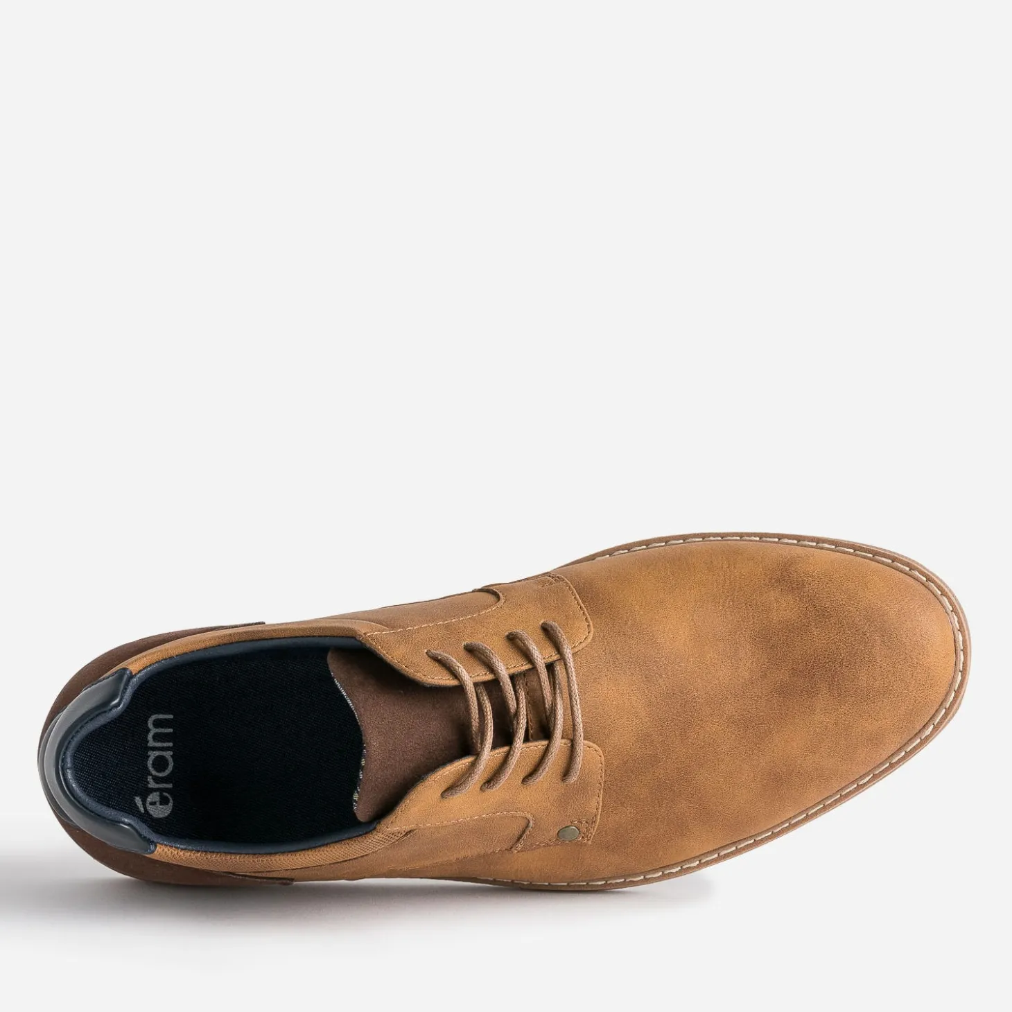 Derby camel et marron foncé