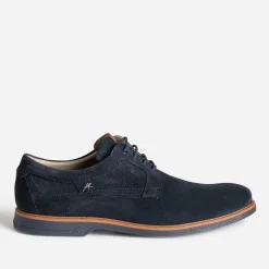Derby FLUCHOS marine cuir velours