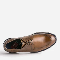 Derby FLUCHOS marron clair en cuir