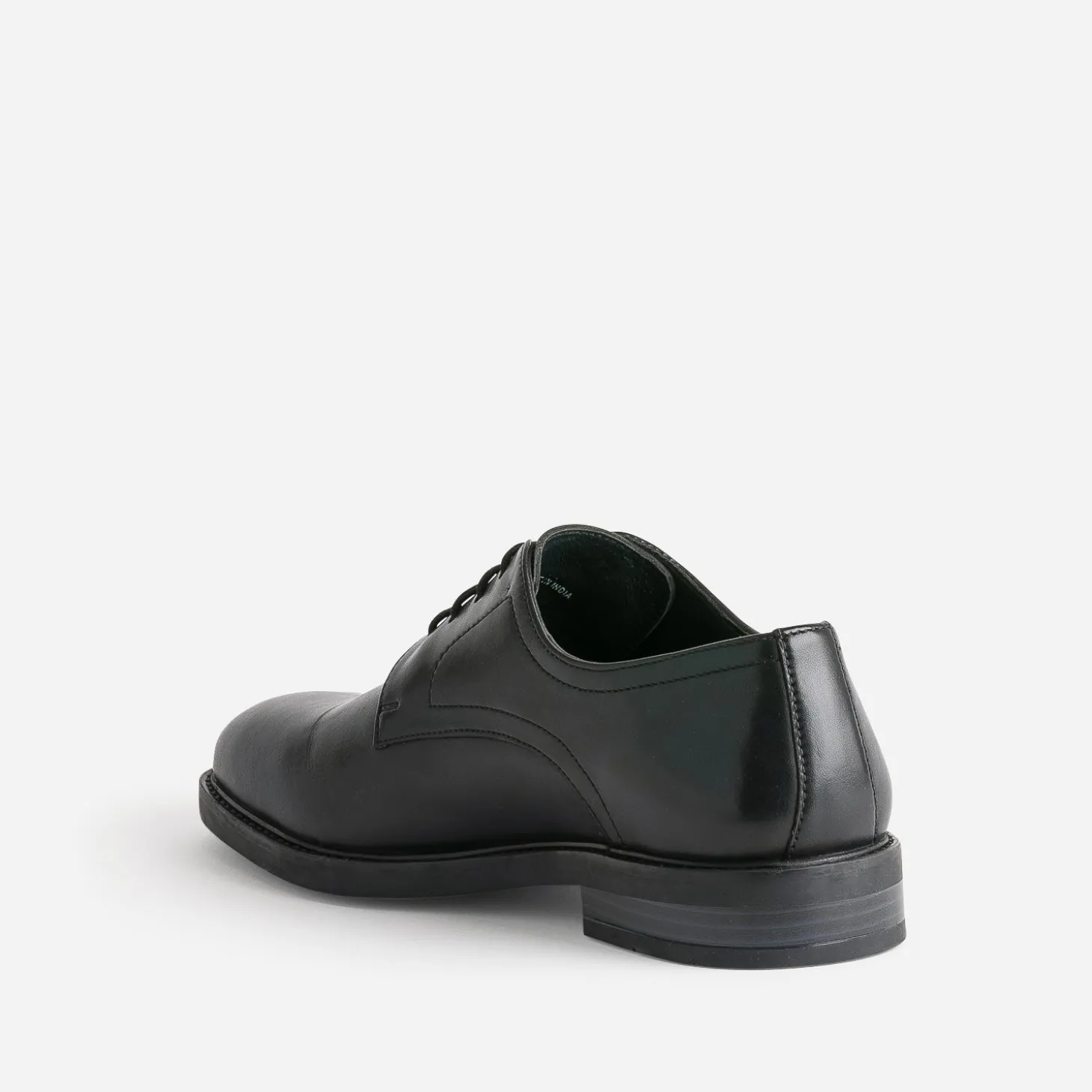 Derby noir cuir
