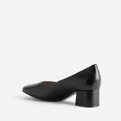 Escarpin CAPRICE noir en cuir à talon