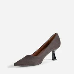 Escarpin TEXTO gris suédé
