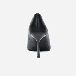Escarpin TEXTO noir avec découpe biais