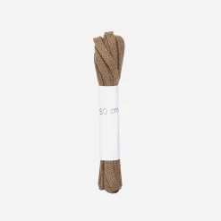 Lacets plats marrons