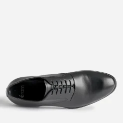 Richelieu noir en cuir