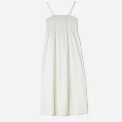 Robe TEXTO écrue en broderie anglaise