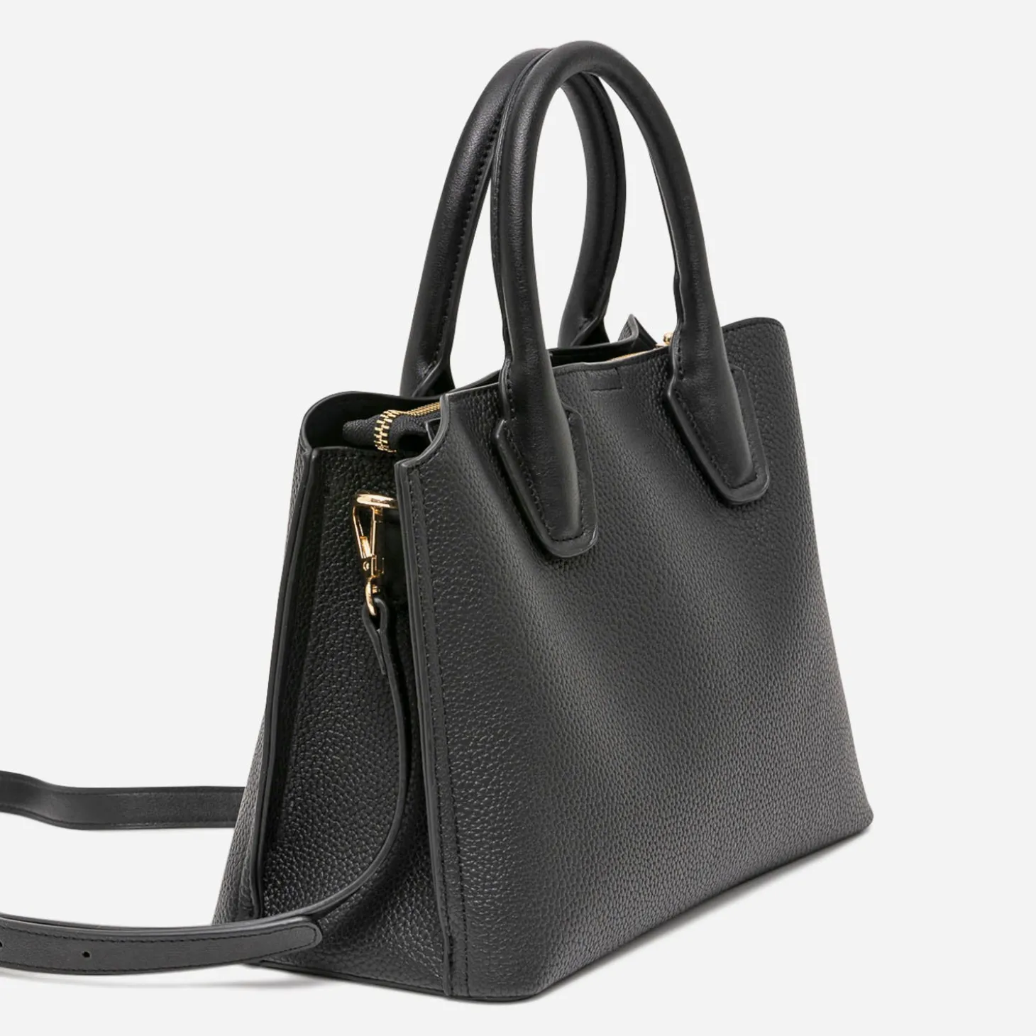 Sac à main noir grené