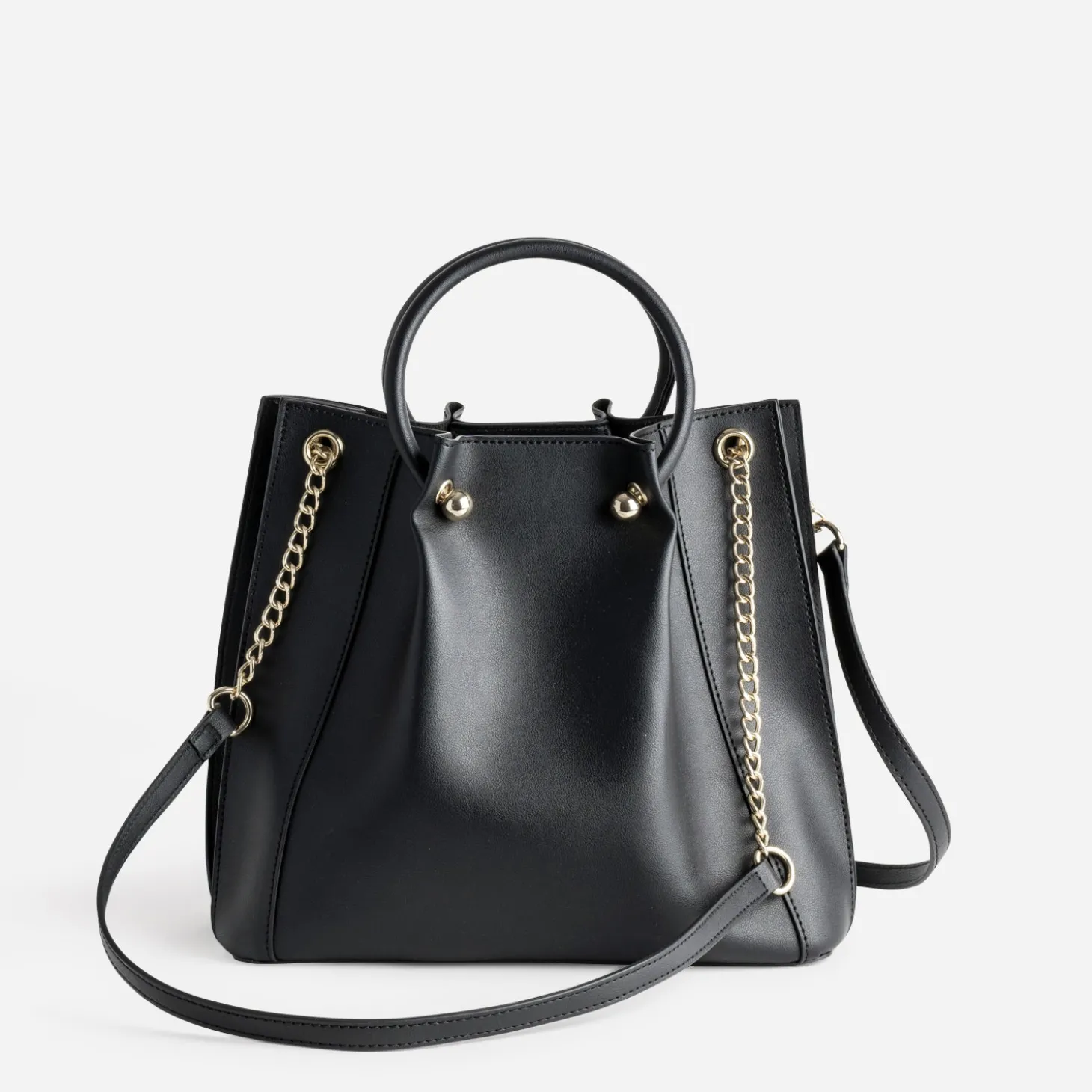 Sac noir forme seau