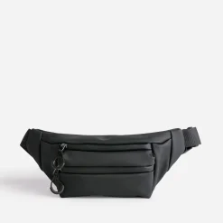 Sac-banane noir mat