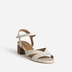 Sandale ERAM FLEX écrue cuir