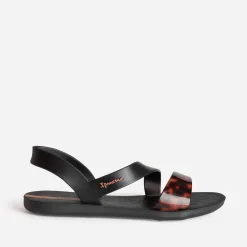 Sandale IPANEMA noire bride écaille