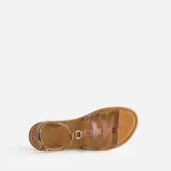 Sandale spartiate BUGGY camel cuir