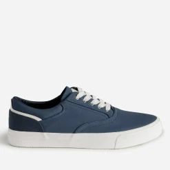 Tennis bleu marine en toile