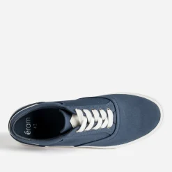Tennis bleu marine en toile