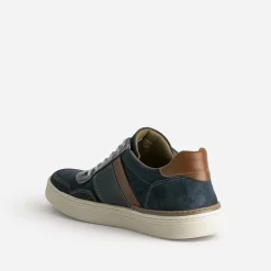 Tennis bleu marine multi matières
