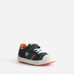 Tennis BUGGY marine et orange à scratch