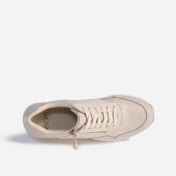 Tennis compensée beige