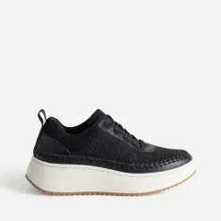 Tennis Dad shoes noir textile à relief