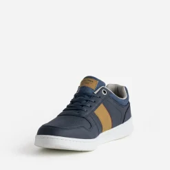 Tennis JACK & JONES marine et camel