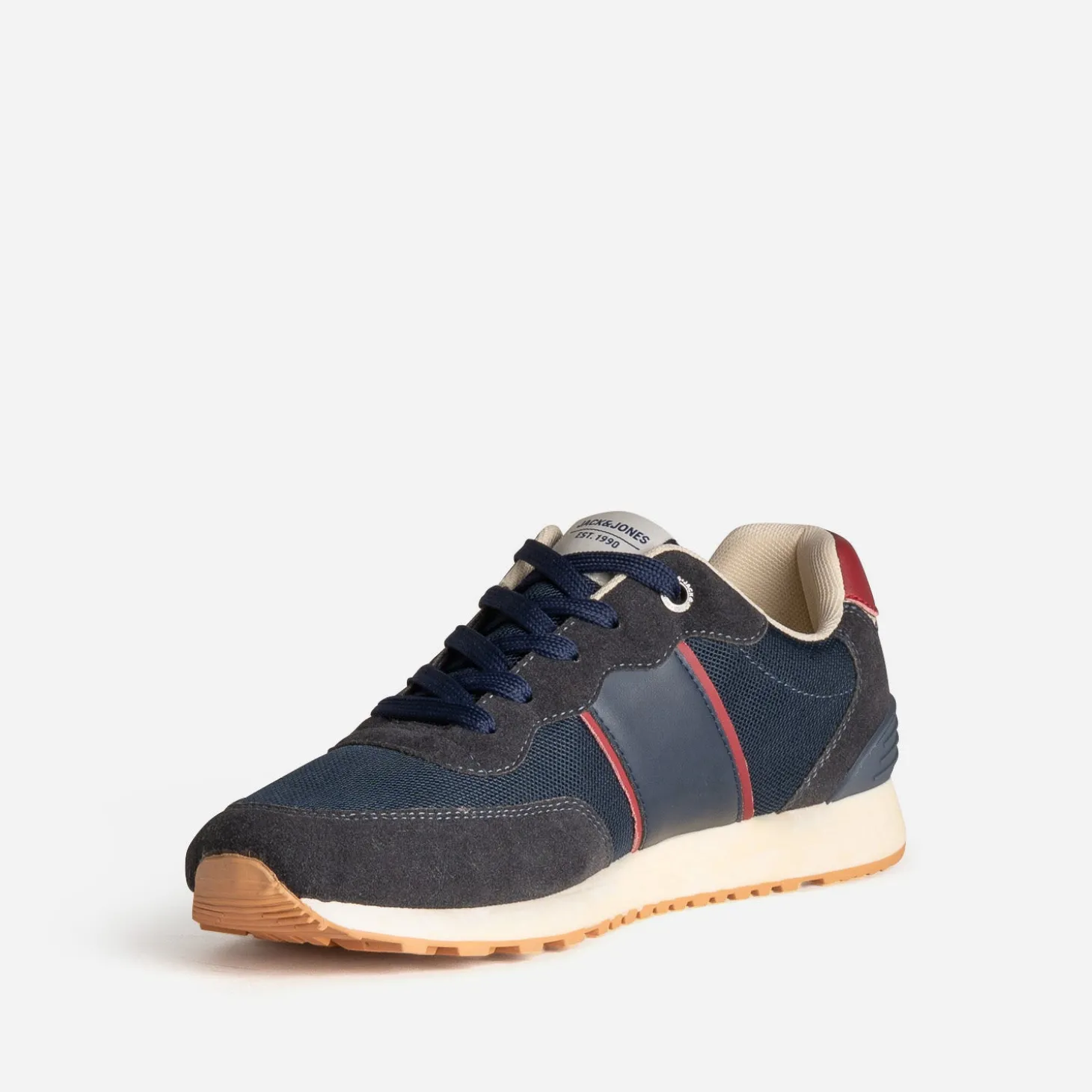 Tennis JACK&JONES bleu marine et bordeaux