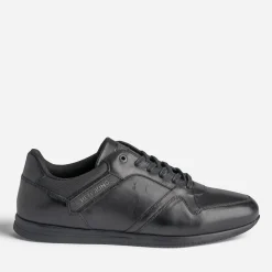 Tennis REDSKINS noire en cuir