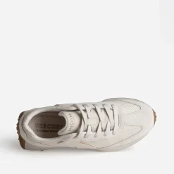 Tennis SKECHERS beige bi-matière