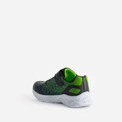 Tennis SKECHERS noire, bleu, vert fluo