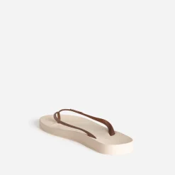 Tong IPANEMA beige brides marron