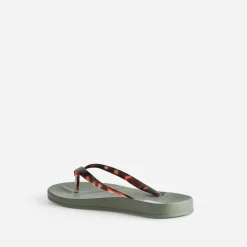 Tong IPANEMA kaki brides façon écailles
