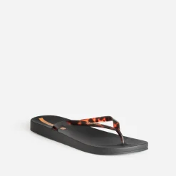 Tong IPANEMA noire brides écaille